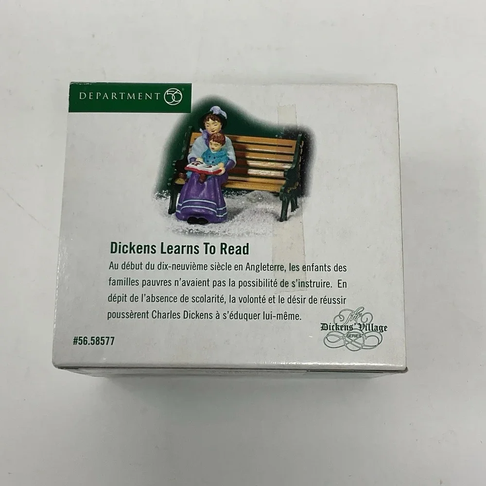 Dept 56 Dickens Village Heritage Dickens Learns To Read Christmas 56.58577
